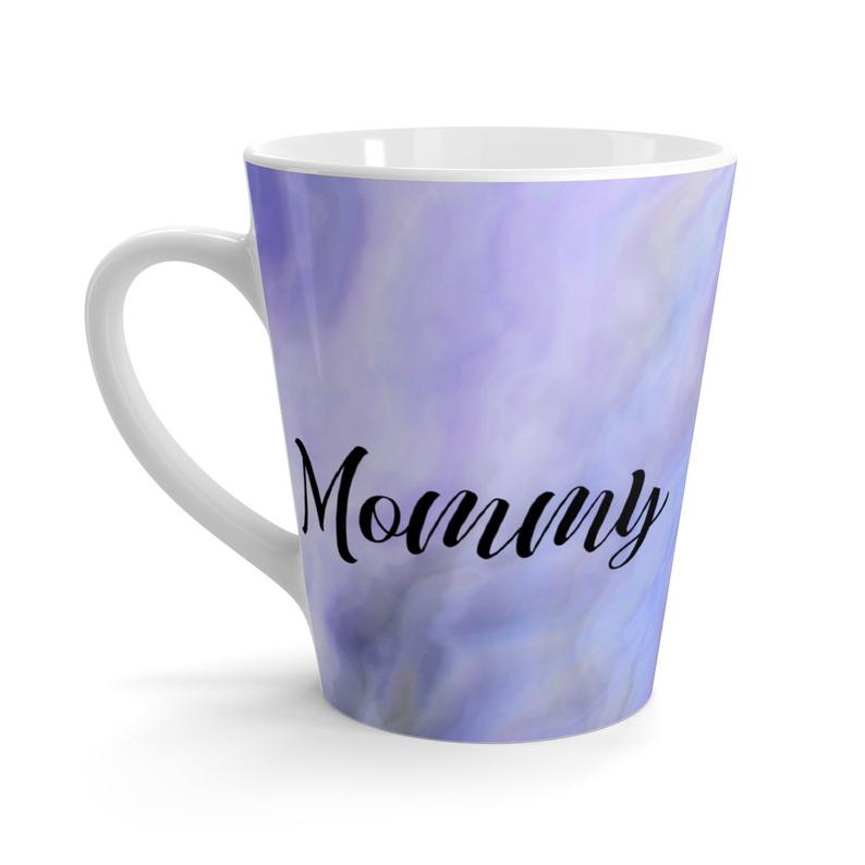 Purple Latte Ceramic Mug for Mommy
