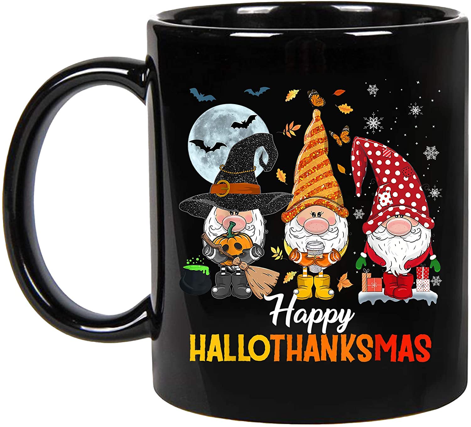Adorable Gnome Mug for Multiple Fall Holidays