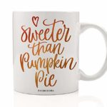Pretty Thanksgiving Themed Mug Text Based Design