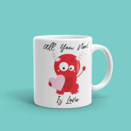 Featured Kawaii Love Monster Mug