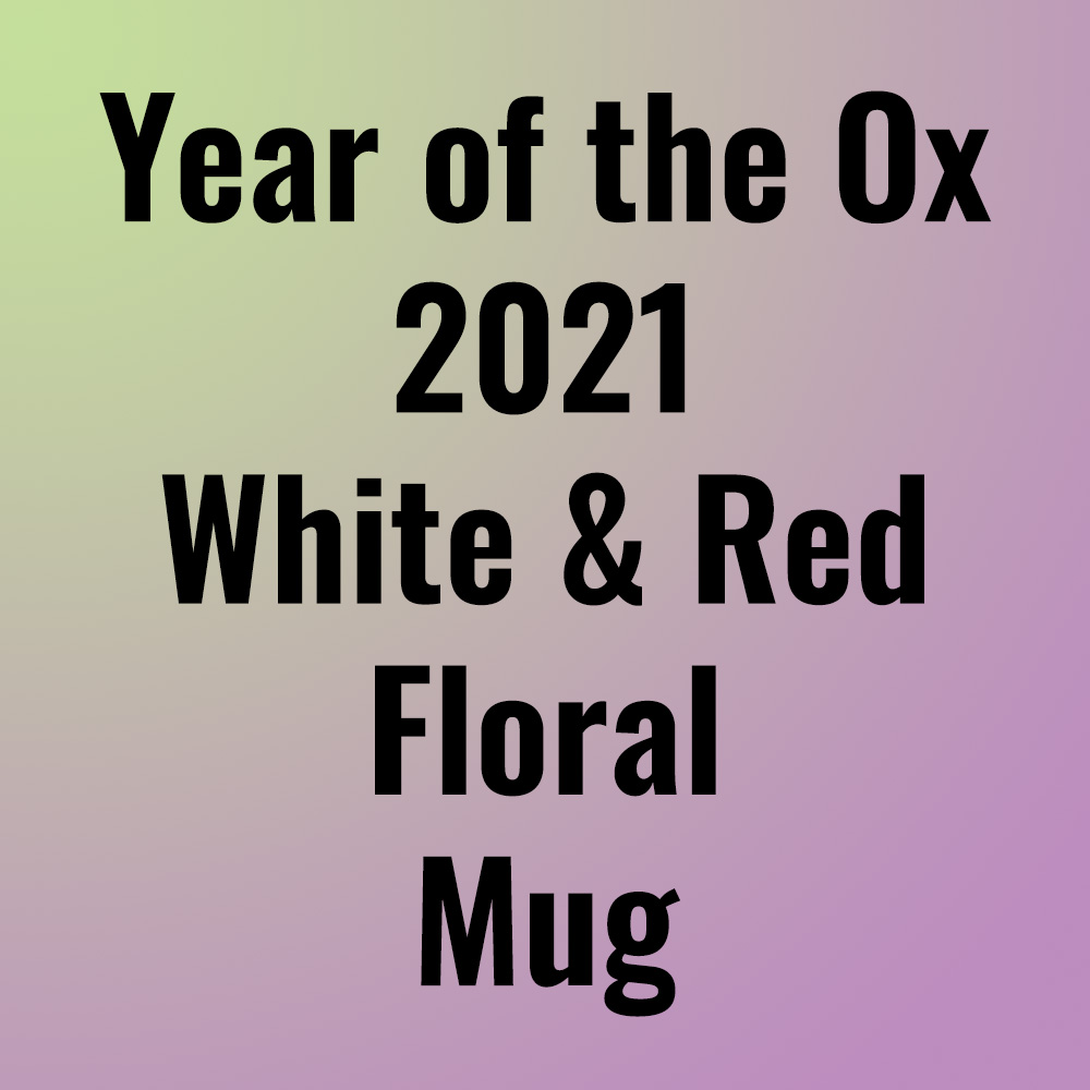 Year of the Ox 2021 Floral Mug