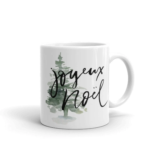 Joyeux Noel French Coffee Mug